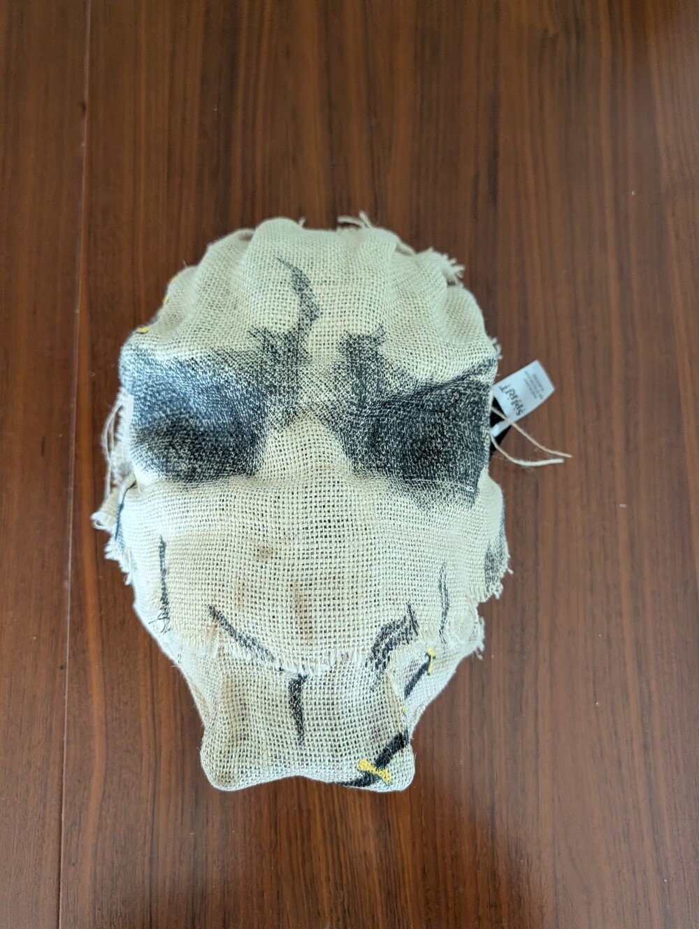 Spirit Halloween Evil Scary Scarecrow Adult Mask Mouth Opens Pre Owned